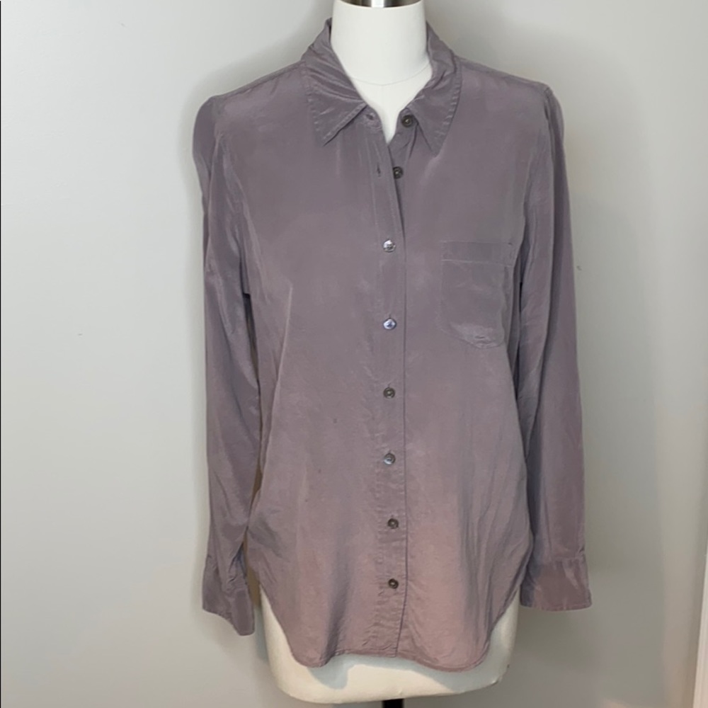 Equipment Washed Silk Blouse